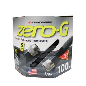 Teknor Apex Zero-G Garden Hose  100 ft, 5/8 in 1 Ea 7539711