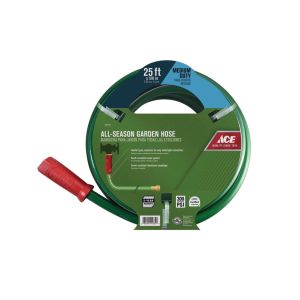 Ace Intl Medium Duty Garden Hose All Season 5/8 In x25 Ft Green 1 Each 7204183