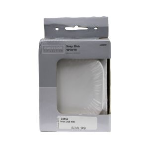 OakBrook Bright White Die Cast Zinc Soap Dish 1 Each 4003582