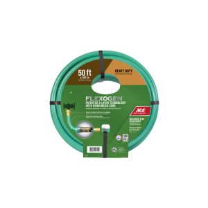 Ace Flexogen Premium Grade Vinyl  Heavy Duty Garden Hose 5/8 In x 50 Ft Gre