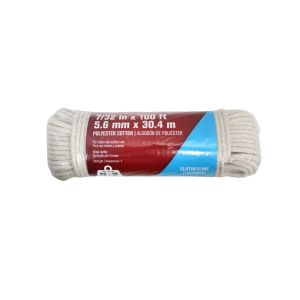 Ace Cotton Clothesline 7/32X100Ft White 1 Ea 5999474