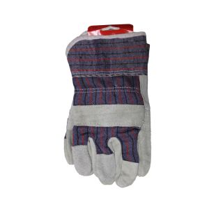 Infinity Split Leather Palm Glove  Large Grey 1 Each 710P