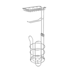  Idesign York Lyra Roll Stand Plus With Shelf  Chrome 1 Ea 6998663