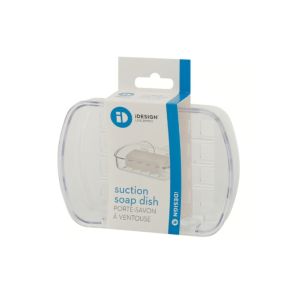Idesign Suction Soap Dish  Clear 1 Ea 6407811