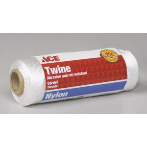 Ace Twisted Nylon Twine 18 In x525 Ft White 1 Each 71577