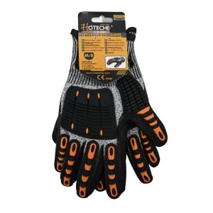 Hoteche Anti-Cut & Impact Work Gloves Size 8 (M)