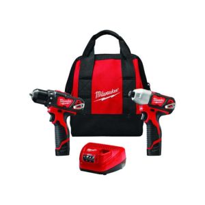 Milwaukee M12 Drill & Impact Driver 2pc Kit   1 Ea 2302040