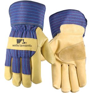 Ace Inernational Wells Lamont Men's Leather Palm Gloves Lg Palomino 1 Each 73145