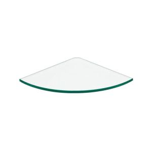 Glassline corner 10x10x5/16 In clear 1 Each 30326