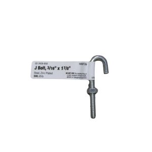 Ace J Bolt With Nut Three 16th X1.88 Inch  1 Ea 57929