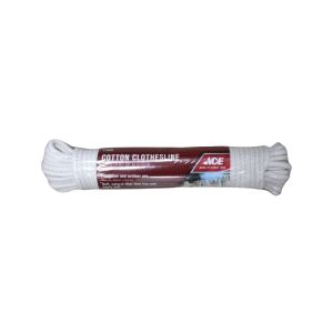 Ace Clothesline Seven 32nd x50ft Cotton White 1 Ea 71546