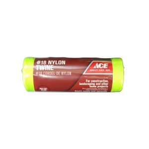 Ace Nylon Twine 18x525ft Yellow 1 Ea 75753