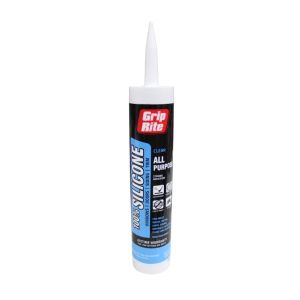 Grip Rite All Purpose 100% Silicone Clear 10.10oz 1Ea GRSILC365
