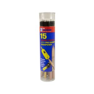 Ace Carpenters Pencil Pro Sharp 15pk   1 Ea 2444651