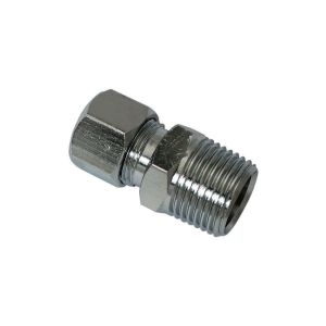Ace Straight Connector Three 8th x Three 8th Inch Brass 1 Ea 4310785