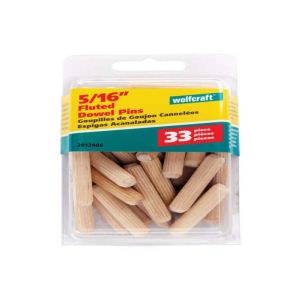 Wolfcraft Fluted Dowel Pin 5/16 In 33pk Five 16th Inch  1 Ea 5013008