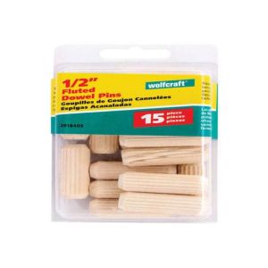 Wolfcraft  Fluted Dowel Pin 1/2 In 15pk 1 Each 5013081