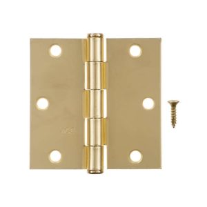 Ace Hinge  3pk  Bright Brass 1 Ea 5019911