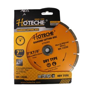 Hoteche Diamond Cutting Disc Dry Type 180X22.23X7 Mm 570205
