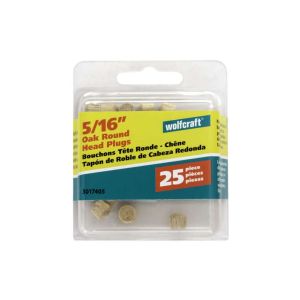 Ace Round Oak Head Plug Five 16th Inch  1 Ea 5070651