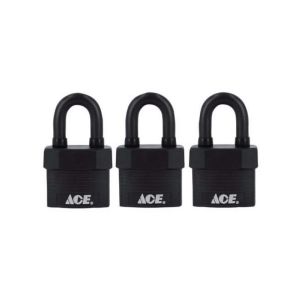 Ace Padlock 3pk Three Qrt Inch  1 Ea 5202791