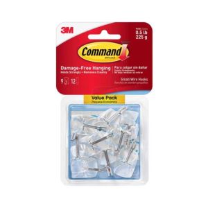 Ace Wire Hook 9pk  Clear 1 Ea 5430913