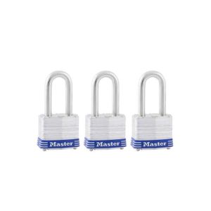 Ace Laminated Padlock 3pk 1-Nine 16th Inch  1 Ea 5439823