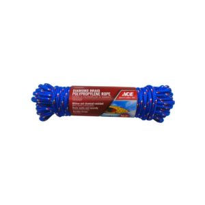 Ace Polypropylene Rope Three 8th x50ft  1 Ea 7809197