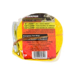 Ace Tow Strap 2x15ft Yellow 1 Ea 8867756
