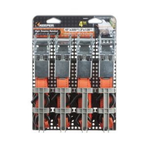 Keeper Tie Down Ratchet 4pk 1x10ft Orange 1 Ea 05508-V