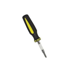Hunter 6 IN 1 Screwdriver Black & Yellow 1 Each 22-2070602