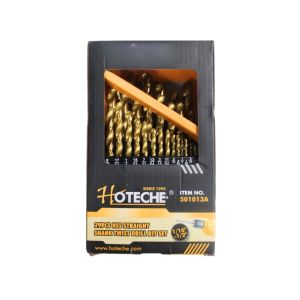 Hoteche 29-Piece HSS Straight Shank Twist Drill Bit Set 1/16