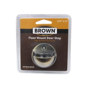 Brown Door Stop Floor Mount 45x27mm 1Ea  BR8185ABBL