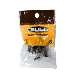 Brown USA Cabinet Roller Catch – Metal, Includes Screws