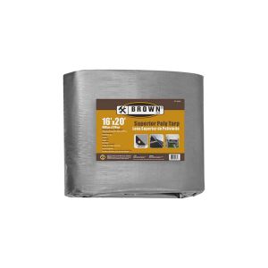 Brown USA 16 ft. x 20 ft. Brown Silver Heavy Duty Tarp 1 Each ST1620S