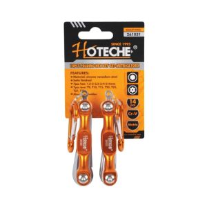 Hoteche Folding Hex Key Set 14pcs 1.5-2-2.5-3-4-5-6mm  1 Ea 261031