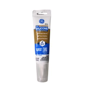  GE Advanced Silicone 2 Window And Door Caulk Sealant 2.8 Oz White 1 Eac