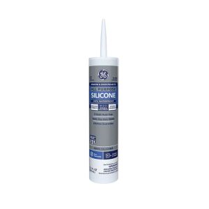 GE Window & Door Clear Silicone 1 Window and Door Caulk Sealant 10oz