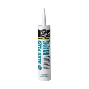 DAP Alex-Plus White Acrylic Latex All Purpose Caulk 10.1oz 1008051 | 12044