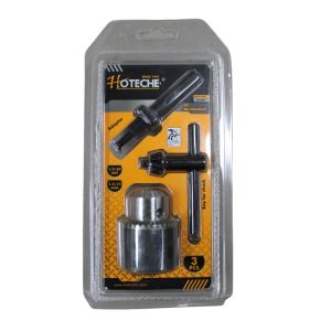 Hoteche Drill Chuck With Key 3pcs 1.5-13mm  1 Ea 631004
