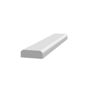 Jeldwen Screen Trim Pvc White 1/4In X 3/4In X8 1 Each 780904