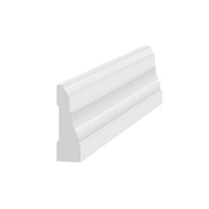 Jeldwen Colonial Casing White Pvc 2 1/4x8 Ft 1 Each Y49520
