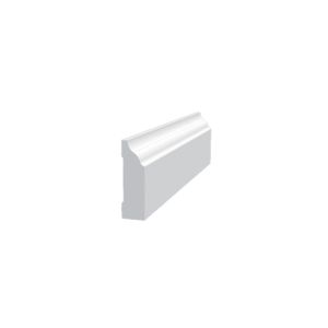 Colonial PVC Door Stop, White 3/8 x 1 1/4x8 Ft