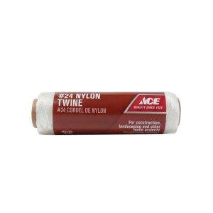 Heavy Load Twisted Nylon Mason Chalk Line 185 Ft White 1 Each 71611