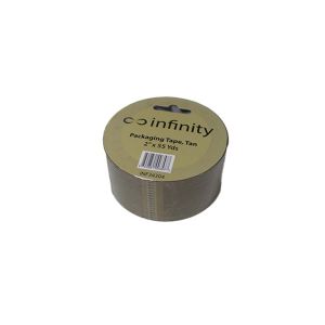 Infinity Packaging Tape 50M Tan 1 Each INF34304