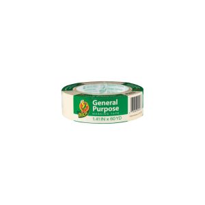 Duck General Purpose Regular Strength Masking Tape 1.41 Inx60 Yd Beige 1 Ea