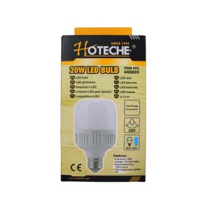 Hoteche Led Bulb 20W 175-265V 50Hz 1296 Lumens 6500K E27  1 Ea 440805