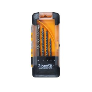 Hoteche 5pcs Masonry Drill Bit Set  Satin Finish 1 Ea 521001