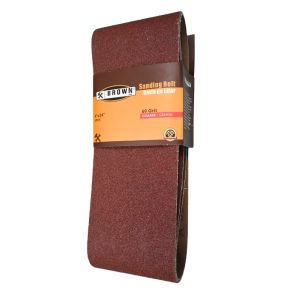BROWN USA Sanding Belt 4 in. × 24 in. – 60 Grit (Coarse)
