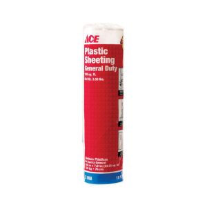 Ace Plastic Sheeting 3 mil X 10 ft. W X 25 ft. L Polyethylene Clear 1 Each 58205